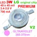 V2 LG LED PREMIUM 3Вт ультрафіолетовий світлодіод 365-370нм 3.4-3.8В 700мА V2 LG LED PREMIUM 3Вт ультрафіолетовий світлодіод 365-370нм 3.4-3.8В 700мА